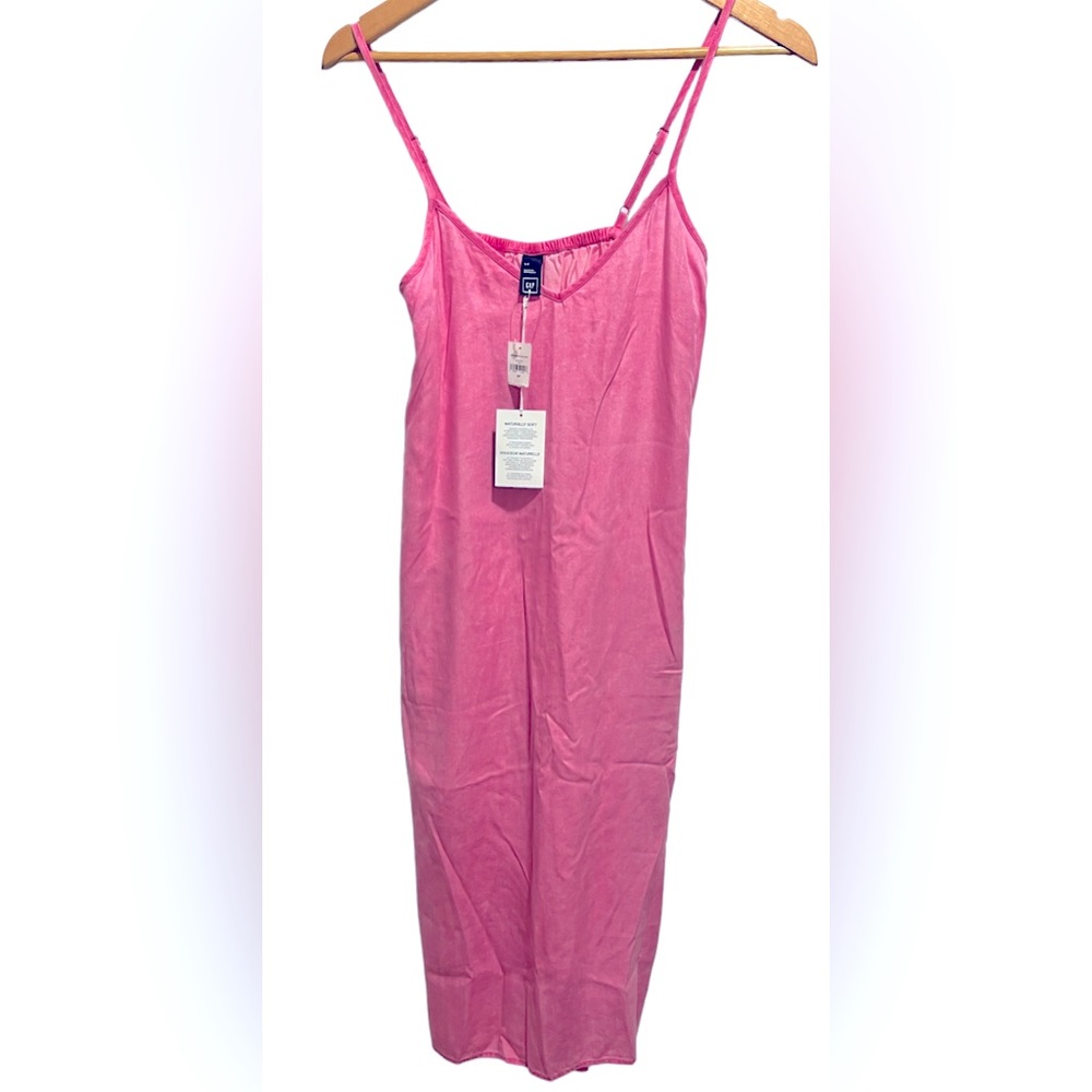 NWT Gap 100% Tencel Cami Sleeveless Midi Dress Size S